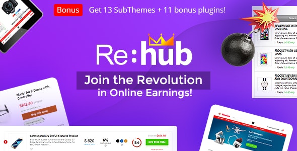 Download Nulled REHub v14.9.4.4 - Price Comparison, Business Community