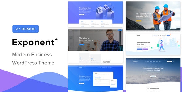 Download Nulled Exponent v1.2.9.0 - Modern Multi-Purpose Business Theme