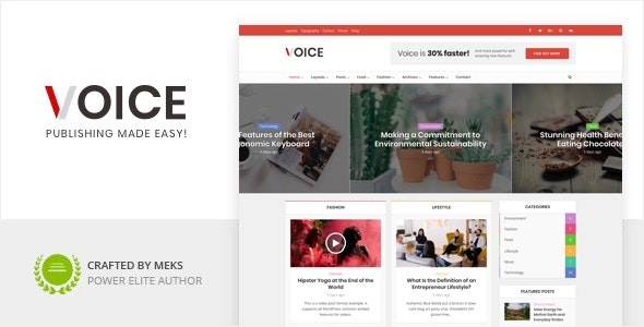 Download Nulled Voice v2.9.8 - Clean News Magazine WordPress Theme