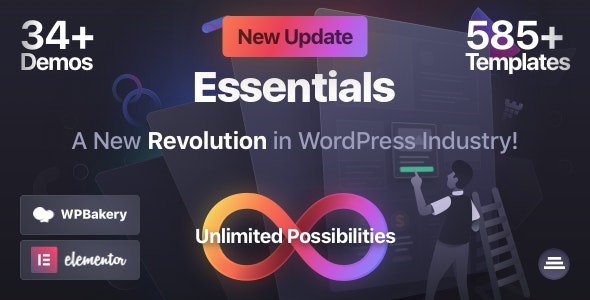 Download Nulled Essentials v1.2.9 - Multipurpose WordPress Theme