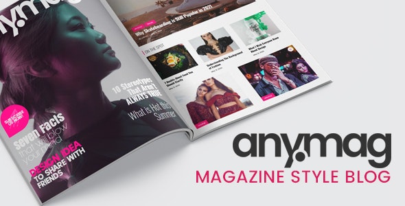 Download Nulled Anymag v2.1.2 - Magazine Style WordPress Blog
