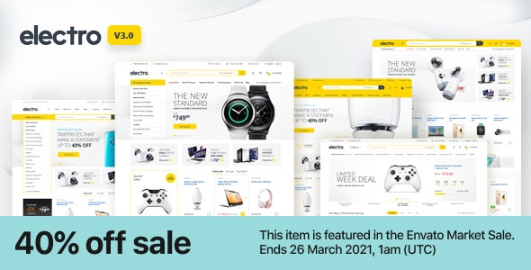 Download Nulled Electro v3.0.2 - Electronics Store WooCommerce Theme