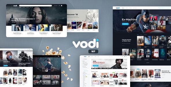 Download Nulled Vodi v1.2.5 - Video WordPress Theme for Movies & TV Shows