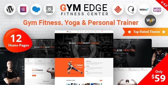 Download Nulled Gym Edge v4.2.2 - Gym Fitness WordPress Theme