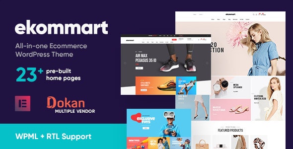 Download Nulled Ekommart v3.5.0 - All-in-one eCommerce WordPress Theme