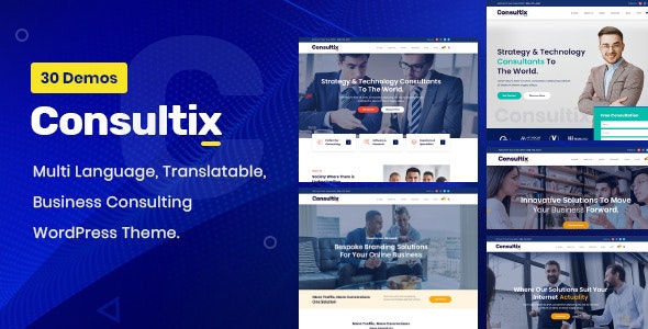 Download Nulled Consultix v3.0.1 - Business Consulting WordPress Theme