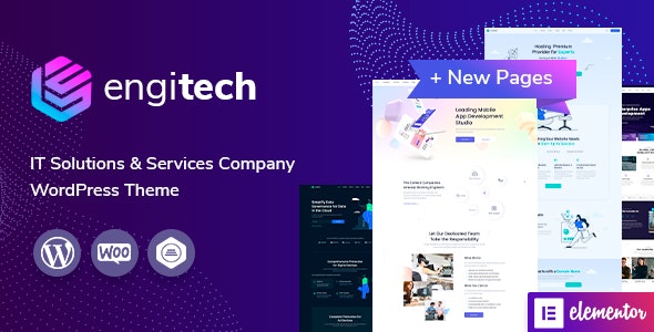 Download Nulled Engitech v1.3 - IT Solutions & Services WordPress Theme