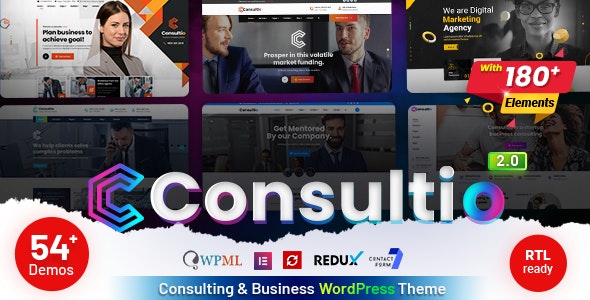 Download Nulled Consultio v2.0 - Consulting Corporate WordPress Theme