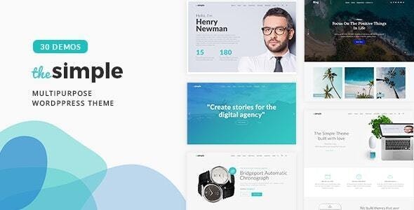 Download Nulled The Simple v2.6.1 - Business WordPress Theme